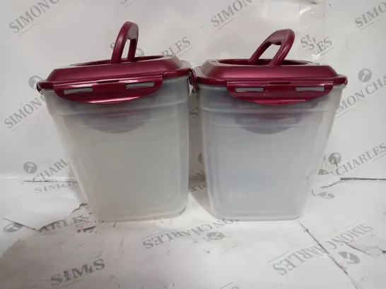 LOCK & LOCK NESTABLE PANTRY STORAGE CONTAINER SET