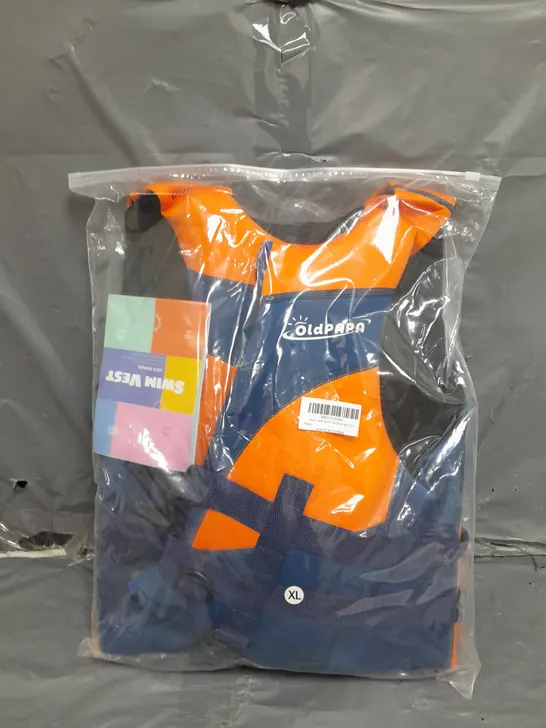 BAGGED OLD PAPA SWIM VEST SIZE XL 