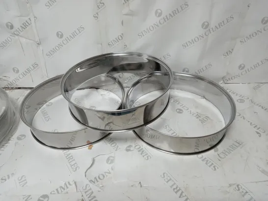 8 SILVER EXTENSION RINGS 