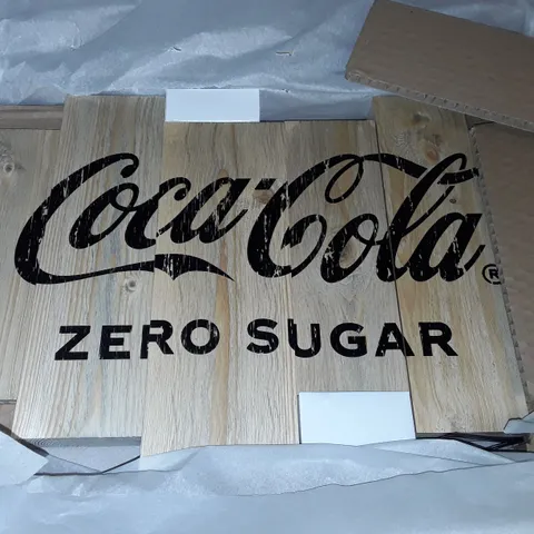 BOXED COKE ZERO ILLUMINATED SIGN