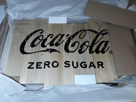 BOXED COKE ZERO ILLUMINATED SIGN