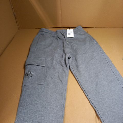 PRETTY GREEN TRACKSUIT BOTTOMS IN GREY SIZE MEDIUM
