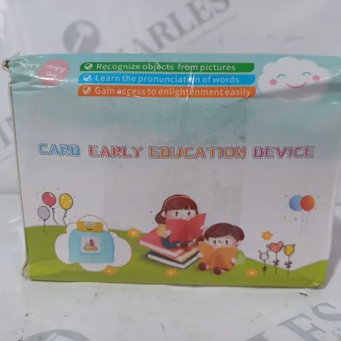 BOXED UNBRANDED EARLY EDUCATION CARD DEVICE Y2-510