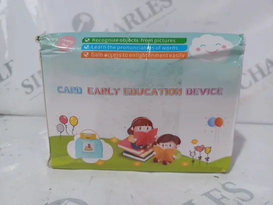 BOXED UNBRANDED EARLY EDUCATION CARD DEVICE Y2-510