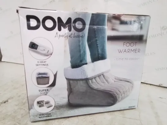 BOXED DOMO ELECTRIC FOOT WARMER