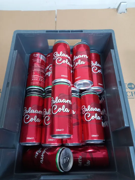 APPROXIMATELY 20 CANS OF SALAAM COLA 330ML