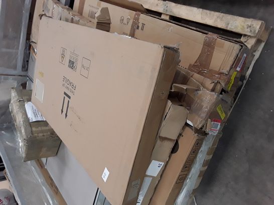 PALLET OF ASSORTED FLAT PACK FURNITURE PARTS 