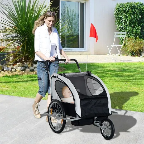 BOXED LIKENS STROLLER & BIKE TRAILER