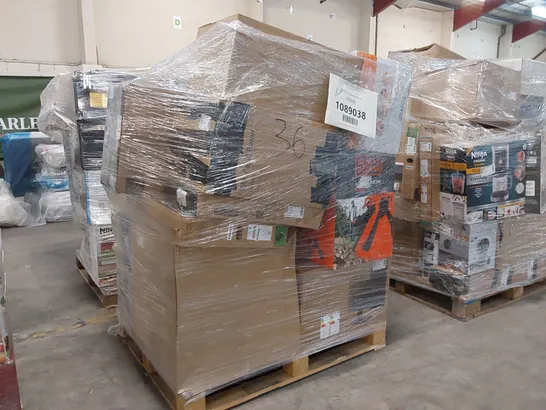 PALLET OF APPROXIMATELY 23 UNPROCESSED RAW RETURN HOUSEHOLD AND ELECTRICAL GOODS TO INCLUDE;