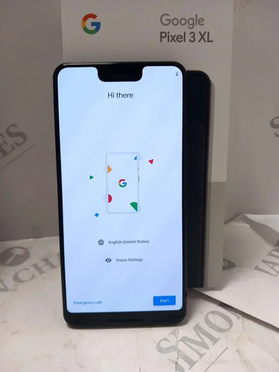 BOXED GOOGLE PIXEL 3XL MOBILE PHONE