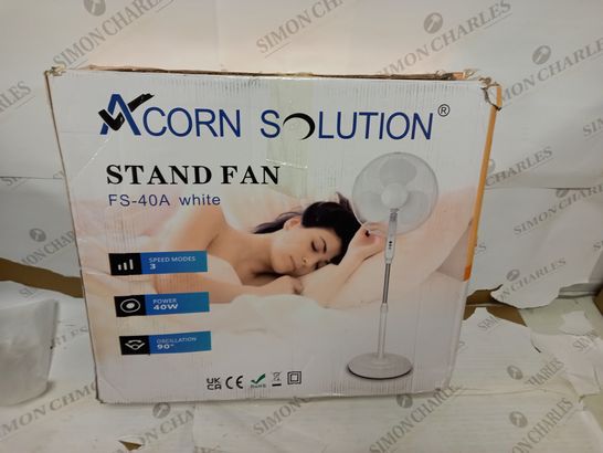 ACORN SOLUTION STANDING FAN FS-40A WHITE