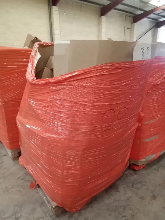 PALLET OF ASSORTED ITEMS INCLUDING HEATED THROW BLANKET, PANTI STAND MIXER, KIDS TOILET STEP, KIDS TRICYCLE, METAL CLOTHES RAIL, AMAGABELI PVC COATED WIRE MESH NETTING 