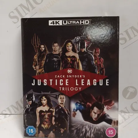 ZACK SNYDERS JUSTICE LEAGUE TRIOLOGY DVD BOX SET