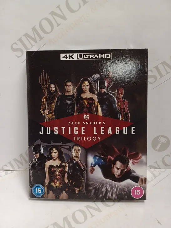 ZACK SNYDERS JUSTICE LEAGUE TRIOLOGY DVD BOX SET