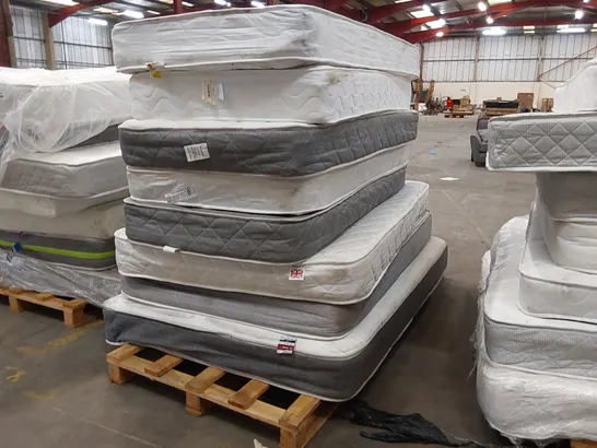 PALLET OF 8x ASSORTED MATTRESS - ASSORTED BRANDS, SIZES AND CONDITIONS