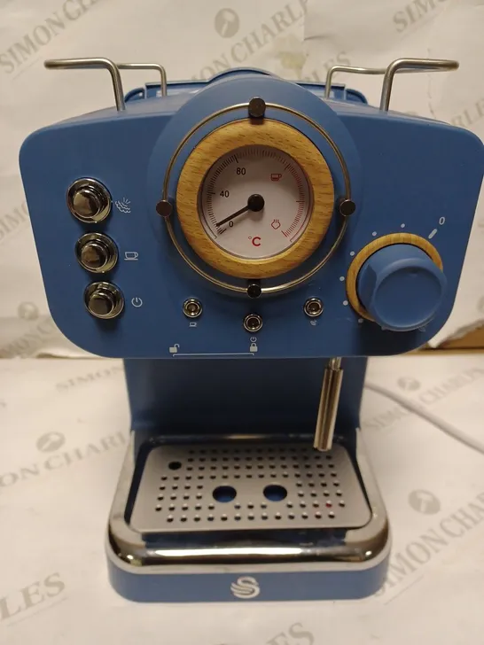 SWAN ESPRESSO COFFEE MAKER - SPRUCE BLUE