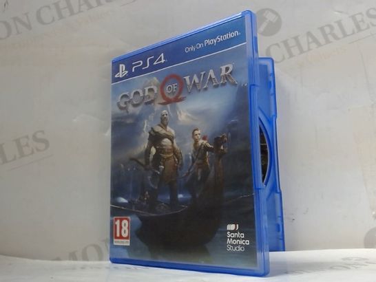 GOD OF WAR PLAYSTATION 4 GAME