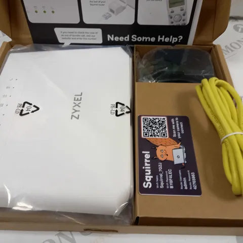 BOXED ZYXEL HOME ROUTER