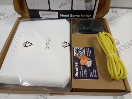 BOXED ZYXEL HOME ROUTER