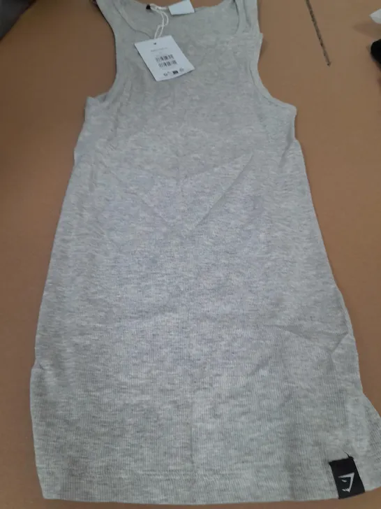 GYMSHARK RIBBED TANK TOP - SIZE XS