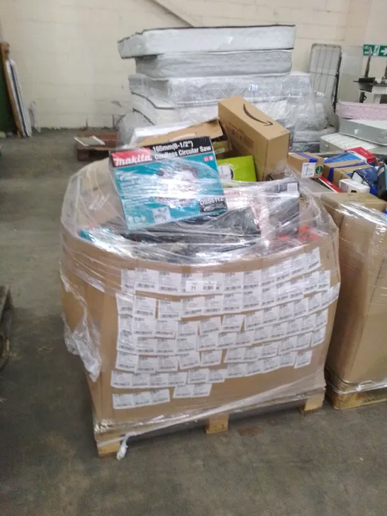 PALLET OF APPROXIMATELY 78 UNPROCESSED RAW RETURN HOUSEHOLD AND ELECTRICAL GOODS TO INCLUDE;