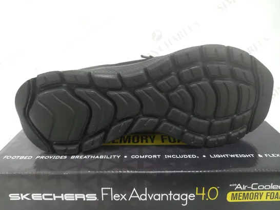 SKETCHERS MENS FLEX TRAINER BLACK SIZE 9UK (MENS)