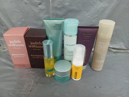 LARGE BOX OF ASSORTED ITEMS TO INCLUDE LIZ EARLE, JUDITH WILLIAMS AND MARGARET DABBS