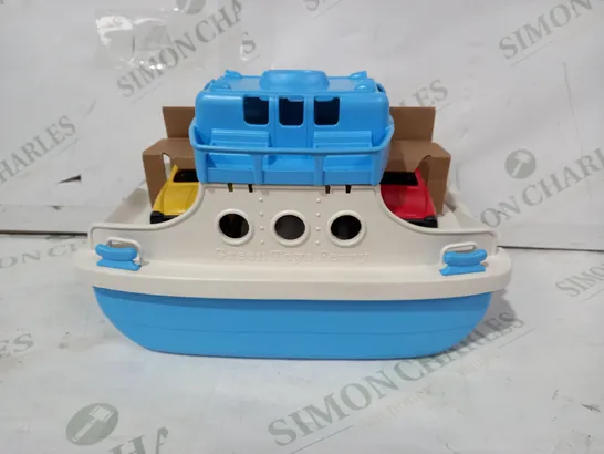 BOXED GREEN TOYS FERRY BOAT 3 PIECE SET