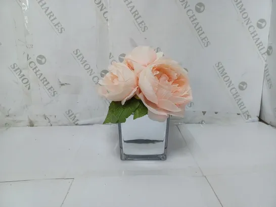 BOXED JULIEN MACDONALD PEONIES & ROSE IN PINK 