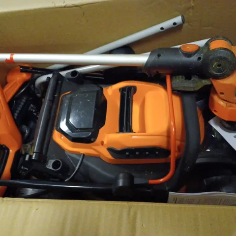 YARD FORCE 32CM LAWNMOWER AND TRIMMER