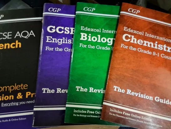 LOT OF 15 ASSORTED CGP EDUCATIONAL BOOKS