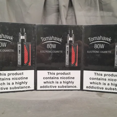 BOX OF APPROXIMATELY 25 X JOMO TECH TOMAHAWK ELECTRONIC CIGARETTES (COLOURS MAY VARY) - COLLECTION ONLY