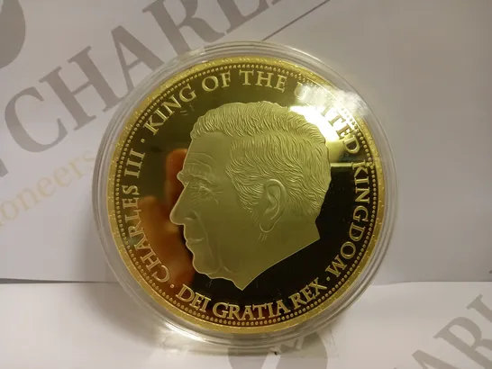 KING CHARLES III GOLD COMMEMORATIVE COIN