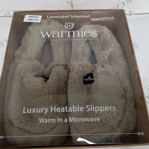 WARMIES LAVENDER SCENTED HEATABLE SLIPPERS