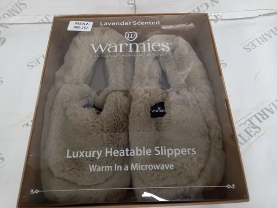 WARMIES LAVENDER SCENTED HEATABLE SLIPPERS