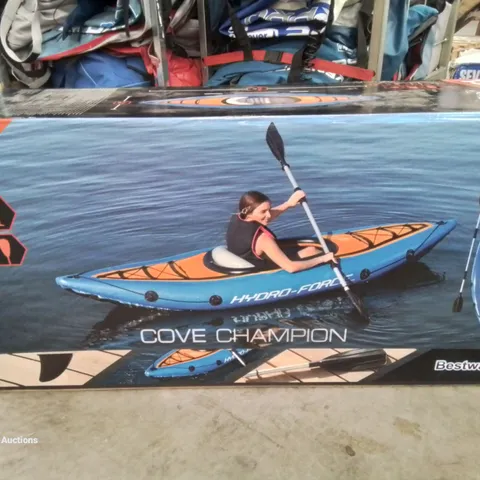 BOXED BESTWAY COVE CHAMPION INFLATABLE KAYAK 