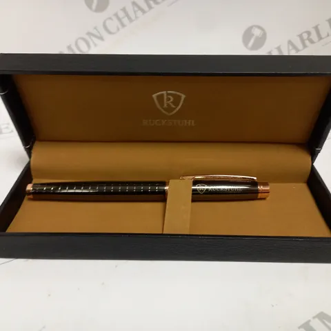 RUCKSTUHL STAINLESS STEEL LUXURY PEN IN GIFT BOX