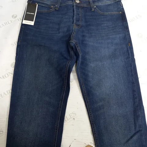 JACK & JONES JEANS IN DARK DENIM - W34 L36