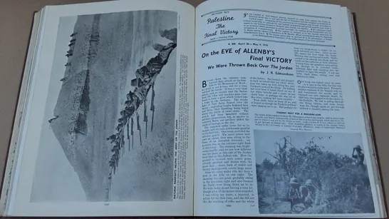 LOT OF 3 VINTAGE WAR BOOKS TO INCLUDE TWENTY YEARS AFTER THE BATTLEFIELD OF 1914-18 THEN AND NOW VOL 1&2 AND THE GREAT WARI WAS THERE VOLUME 3