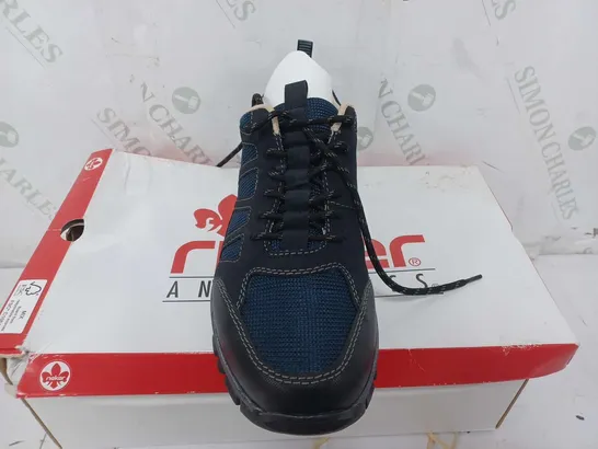 RIEKER WALKING SHOES NAVY - SIZE 40