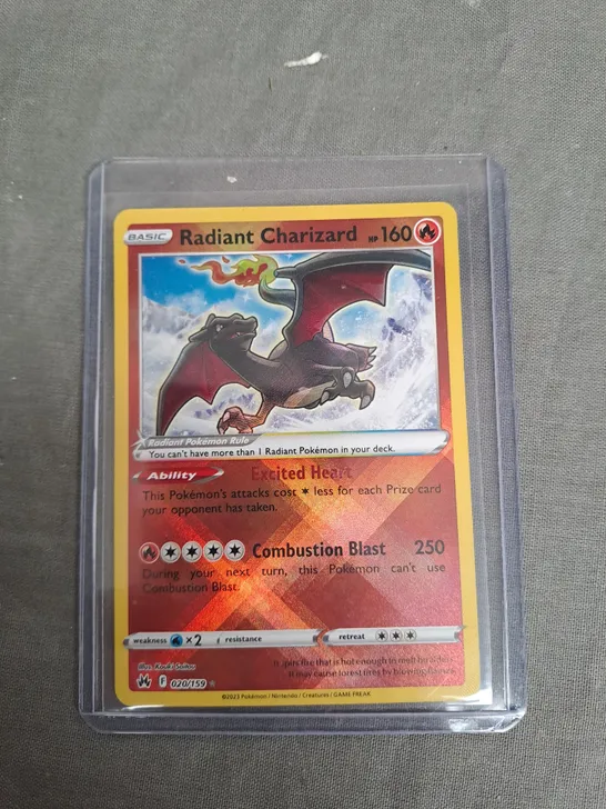 POKEMON RADIANT CHARIZARD - HOLO RADIANT RARE COLLECTABLE TRADING CARD