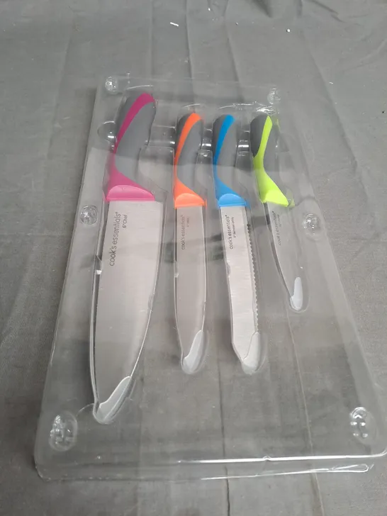 BOXED SET OF COOK ESSENTIALS KNIVES  