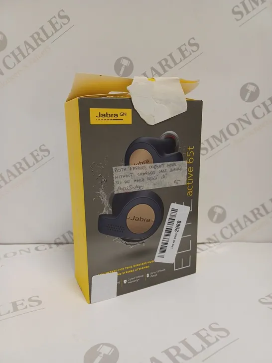 BOXED JABRA ELITE ACTIVE 65T EARBUDS