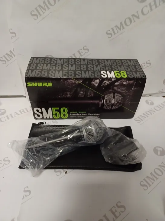 BOXED SHURE SM58 LEGENDARY VOCAL MICROPHONE 