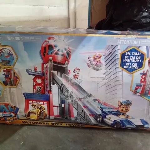 BOXED PAW PATROL ULTIMATE CITY TOWER