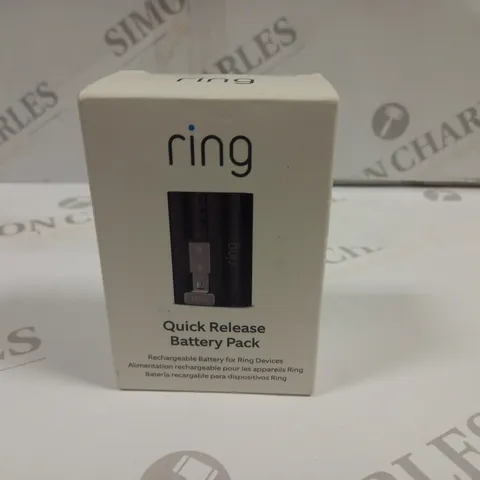 BOXED RING QUICK RELEASE BATTERY PACK