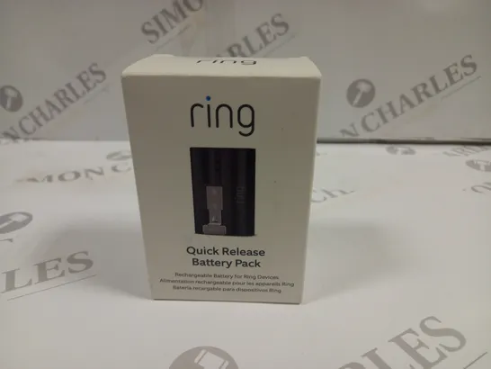 BOXED RING QUICK RELEASE BATTERY PACK