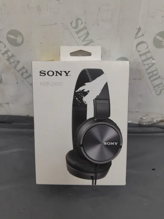 BOXED SONY MDR-ZX310 HEADPHONES IN BLACK