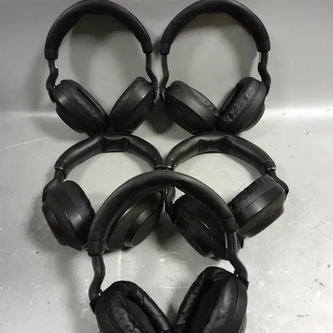 5 X JABRA WIRELESS BLUETOOTH HEADPHONES IN BLACK