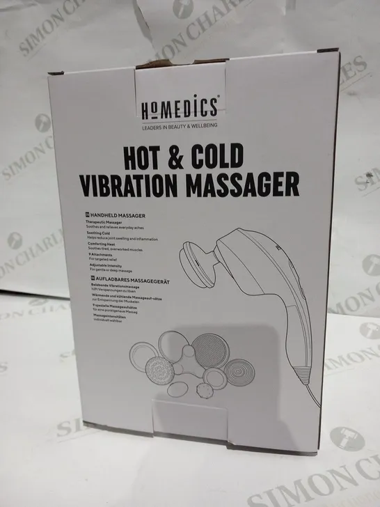 BOXED HOMEDICS HOT AND COLD VIBRATION MASSAGER HHP-255HQVD-EU